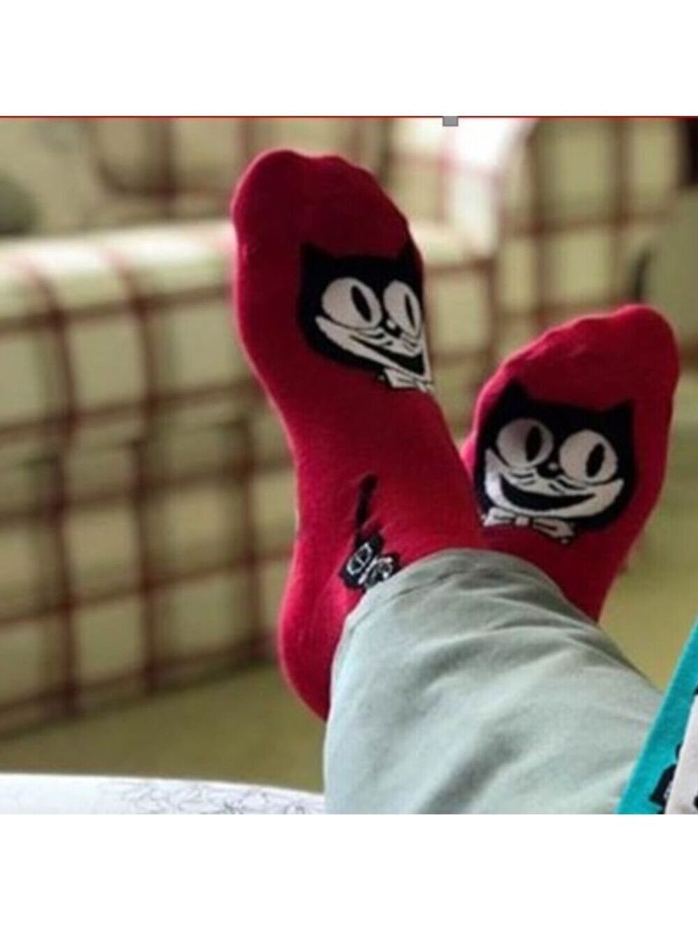 Harveys Smiling Kit-Cat Klock Clock Socks
